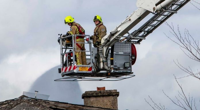 Emergency Services Attend Fire At Derelict Ennis Site