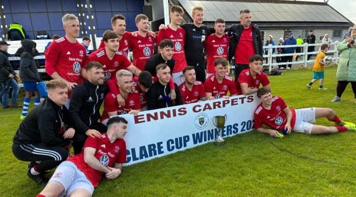 Gough Urging Newmarket Celtic To Embrace Challenge Of Facing Fierce Rivals In Ennis Carpets Clare Cup Final