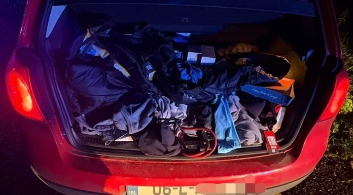 Gardaí Recover Stolen Items After Stopping Vehicle In O'Brien's Bridge