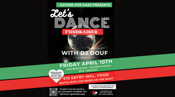 Let’s Dance Disco Fundraiser For Gaza