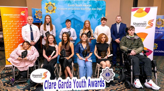 Inspirational Young People From Clare Honoured At Garda Youth Awards