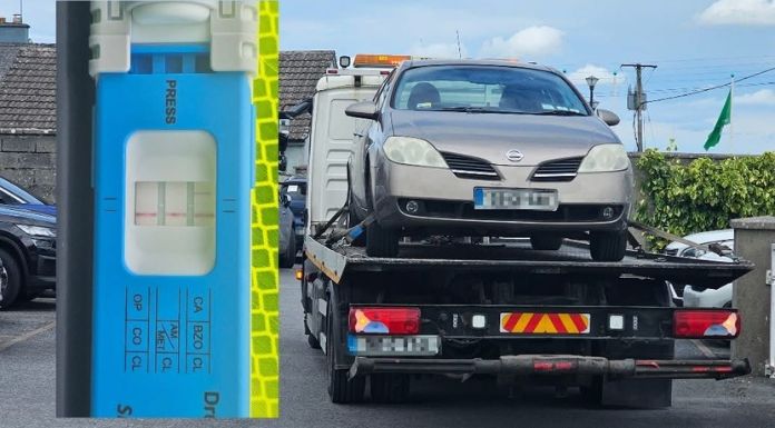 Drug Driver With No Licence, NCT & Insurance Arrested At Clare School