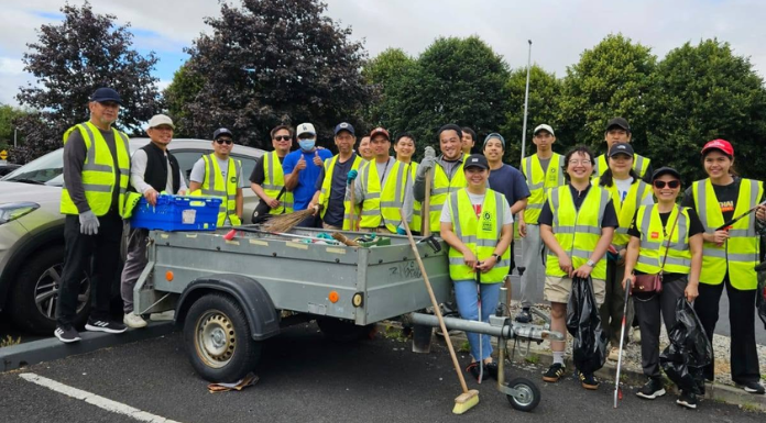 Shannon Filipino Community Engage In Clean-Up Project To Thank Town For Welcome