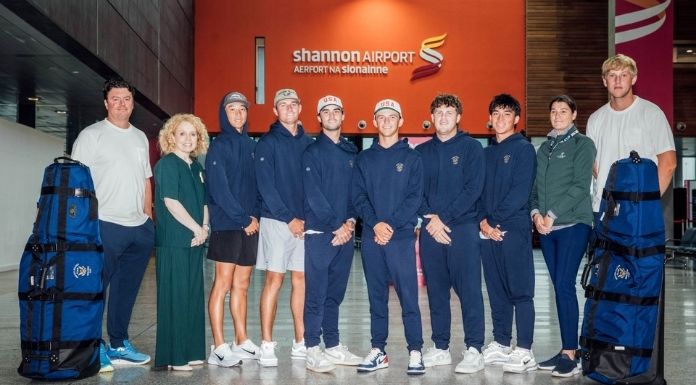 Shannon Airport Welcomes USA Walker Cup Team As Ireland’s Biggest Year In Golf Gets Underway