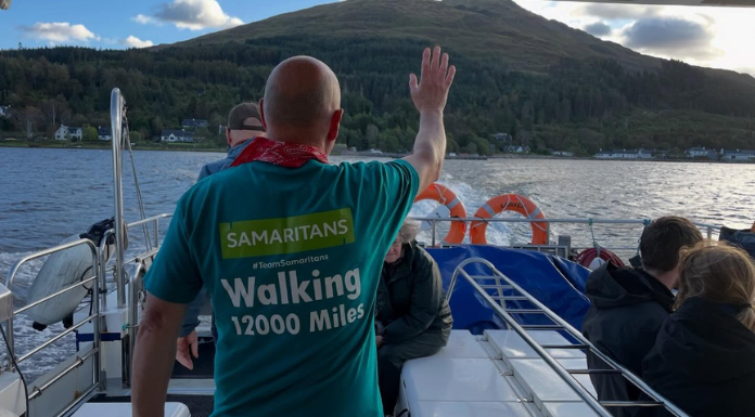 Samaritans Welcome The Listening Walker To Ennis