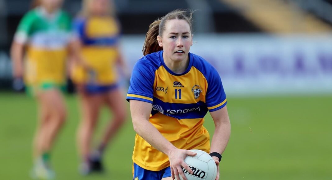 Clare's Ailish Considine in action against Offaly in Cusack Park. Pic (c) Burren Eye Photography